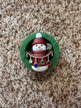 Festive Snowman Car Vent Clip